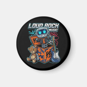 Íman Robô de Música Rock Alta