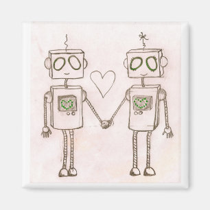 Íman "Robôs ímã no amor"