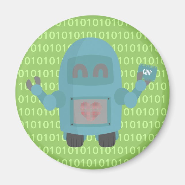 Íman Robot ama Chips de Computador (Frente)