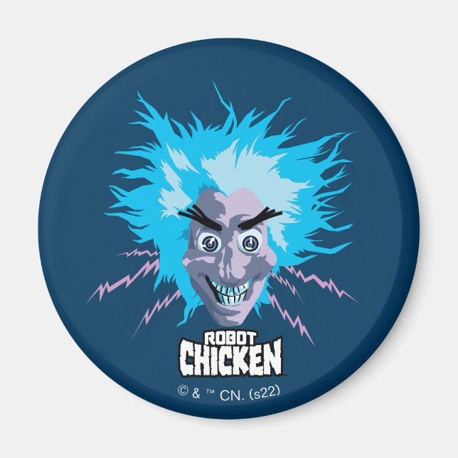 Íman Robot Chicken Head Graphic (Frente)