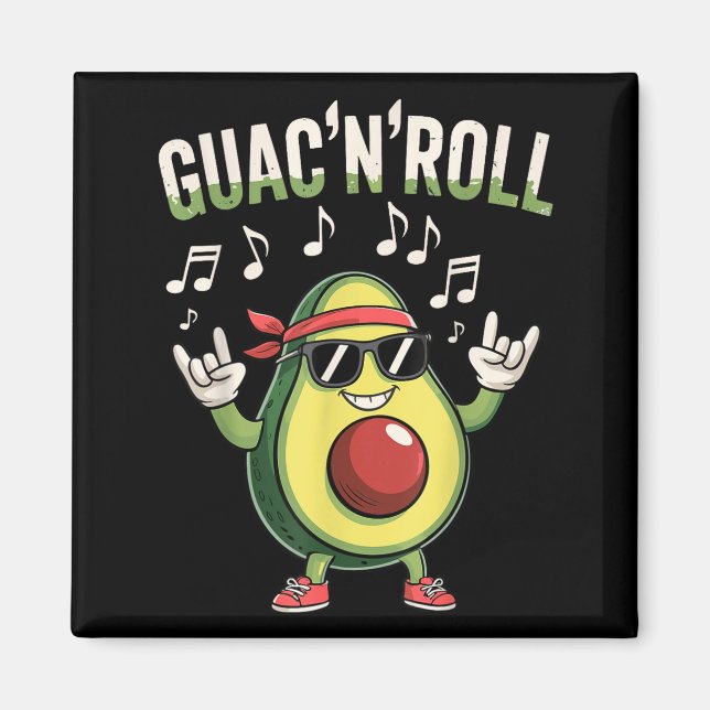Íman Roca de abacate de Guac'n'roll (Frente)