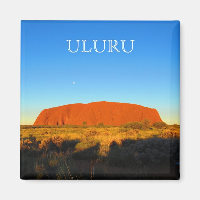 Íman rocha azul uluru (Frente)