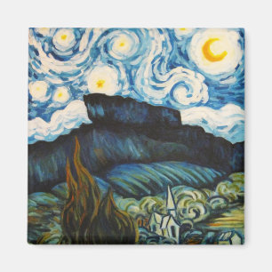 Íman Rocha Colorado do castelo, ímã impressionista