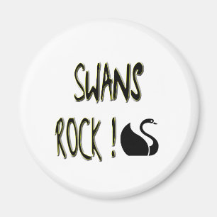 Íman Rocha das cisnes! Ímã