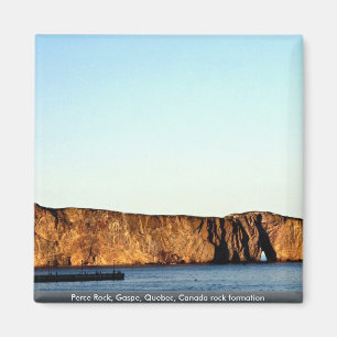 Íman Rocha de Perce, formação de rocha de Gaspe,