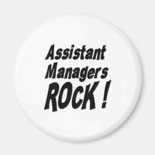 Íman Rocha dos gerentes assistentes! Ímã