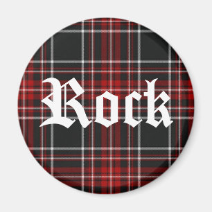 Íman Rocha vermelha da xadrez - ímã