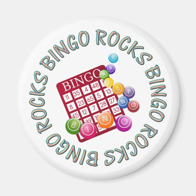 Íman rochas de bingo (Frente)