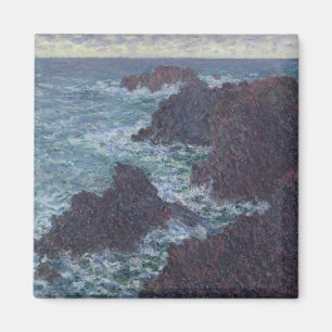 Íman Rochas de Claude Monet   no Belle-Ile, a costa
