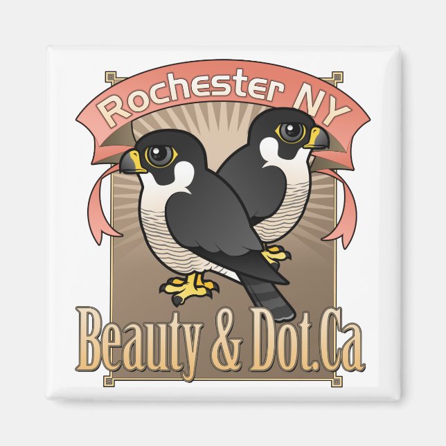 Íman Rochester Beauty & Dot.Ca (Frente)