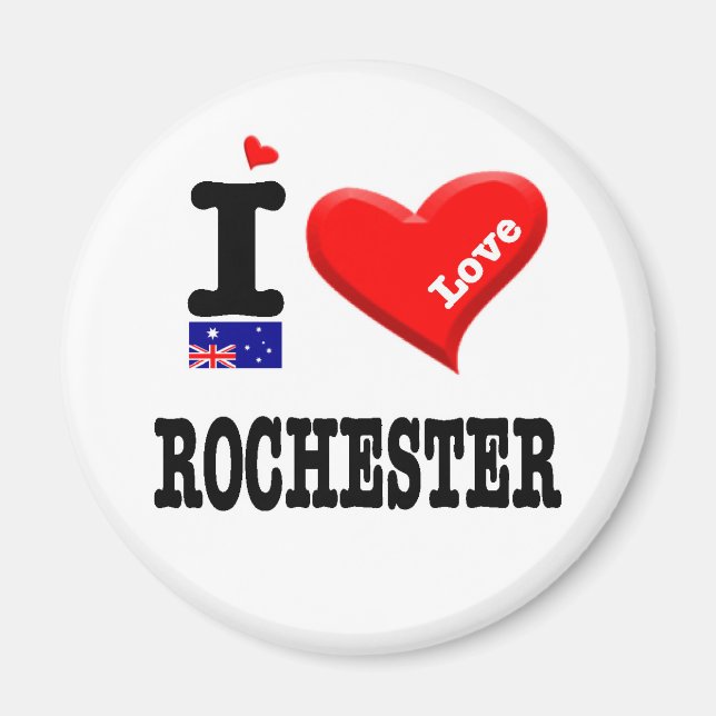 Íman ROCHESTER - Eu amo (Frente)