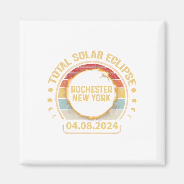 Íman Rochester New York Ny Total Solar Eclipse Party 20 (Frente)