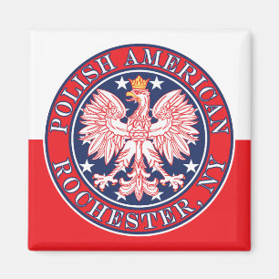 Íman Rochester New York Polonês Eagle