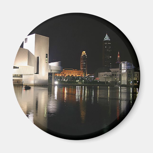 Íman Rock and Roll Hall of Fame Cleveland Ohio (Frente)