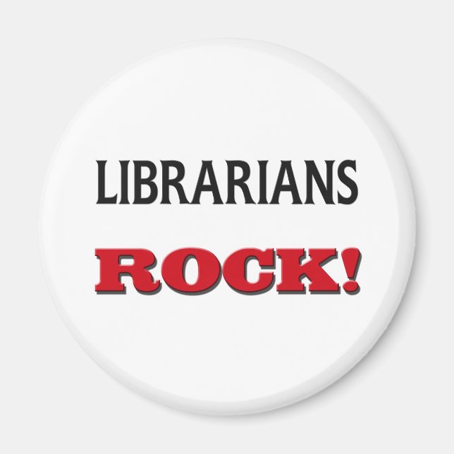 Íman Rock Bibliotecário (Frente)