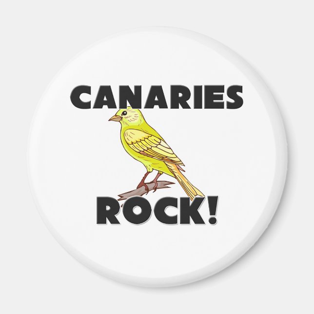 Íman Rock Canário (Frente)