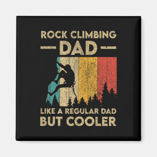 Íman Rock Climbing Dad Vintage Funny Bouldering Design