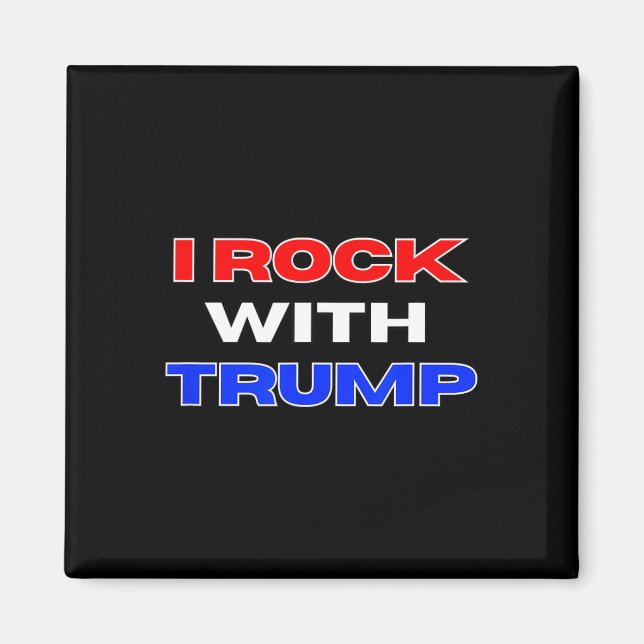 Íman Rock Com Trump (Frente)