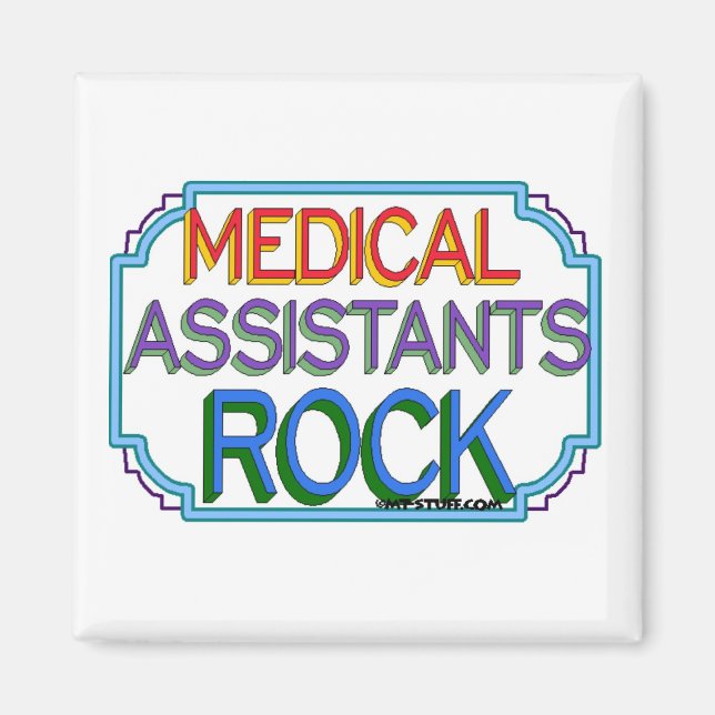 Íman Rock de Assistentes Médicos (Frente)