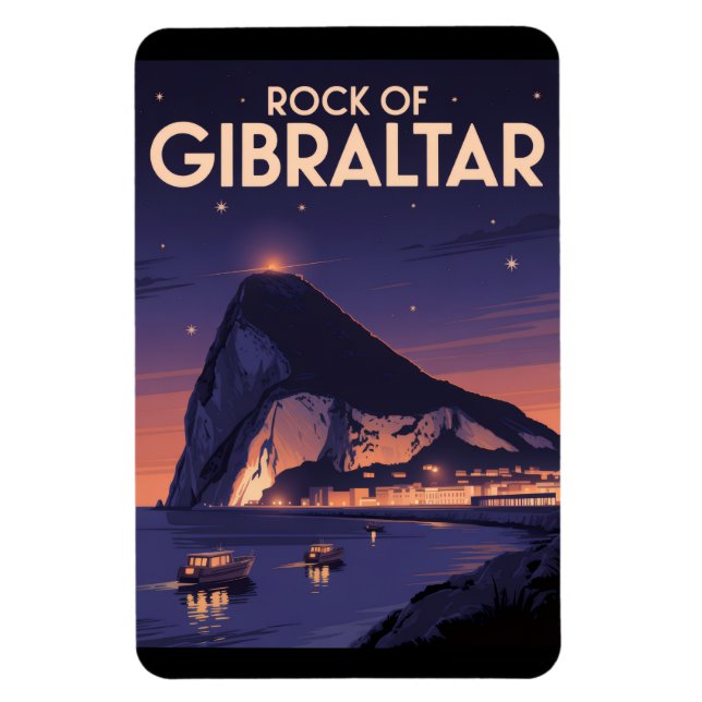 Íman Rock de Gibraltar (Vertical)