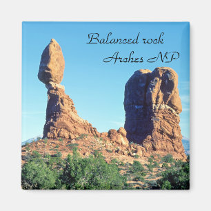 Íman Rock Equilibrado em Arches National Park - Utah, E