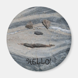 Íman Rock Face Diz Hello