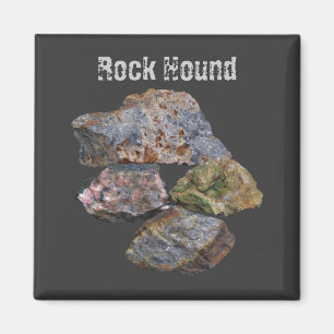 Íman Rock Hound Mineral Collectors Cute