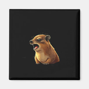 Íman Rock Hyrax Awawa Ew Pessoas Funny Groundhog Morre 