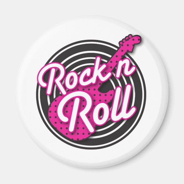 Íman Rock N Roll - design (Frente)