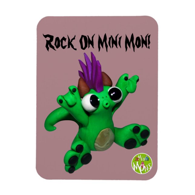 Íman Rock On Mini Mon Magnet (Vertical)