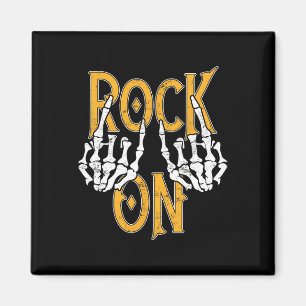 Íman Rock On Skeleton Hands Rock And Roll Metal Concert