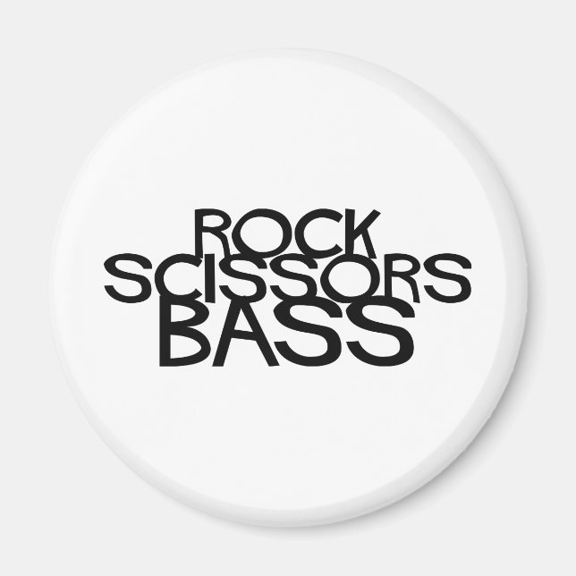 Íman Rock Scissors Bass (Frente)