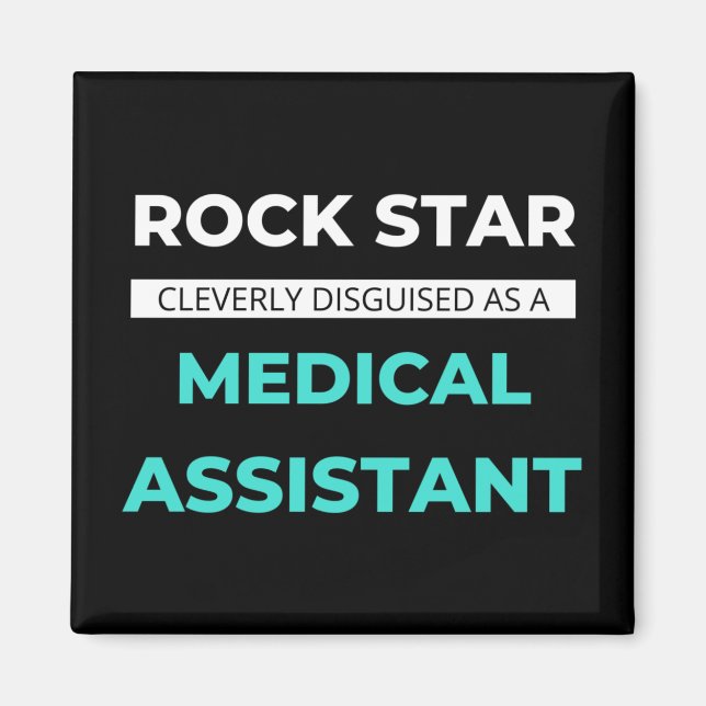 Íman Rock Star Claramente Disfarçada Como Médica (Frente)