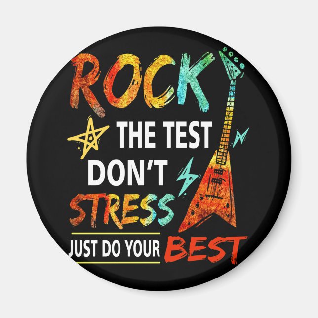 Íman Rock The Test Donn Stress Test Day Testing Day (Frente)