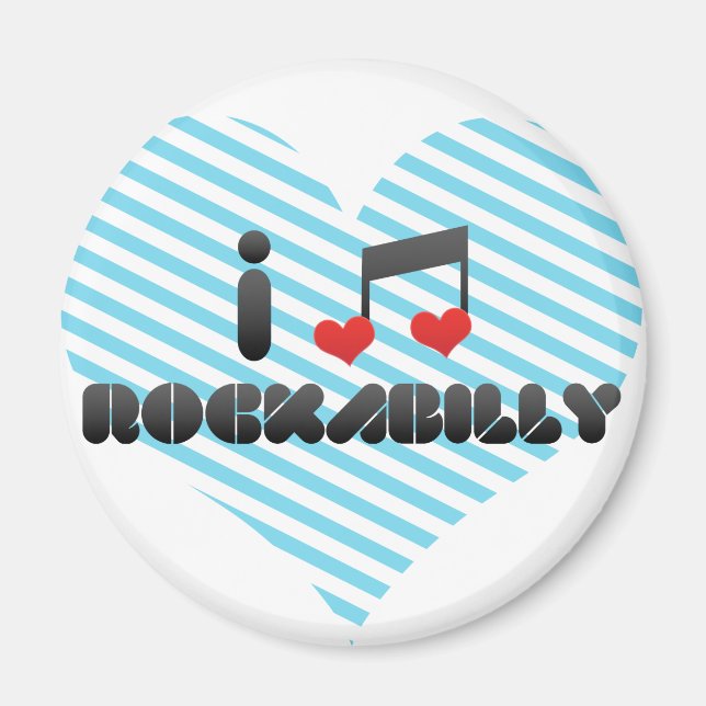 Íman Rockability (Frente)