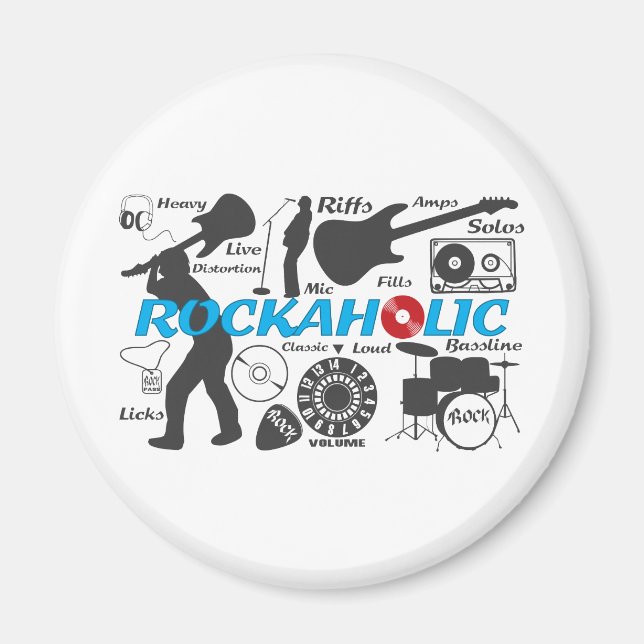 Íman Rockaholic (Frente)