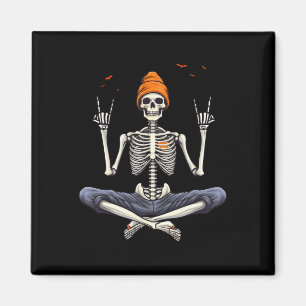 Íman Rocker Caveira Boné Skater Legal Halloween Punk Ro