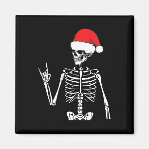 Íman Rocker Skeleton Rocha Sobre O Fato De Figurar No N