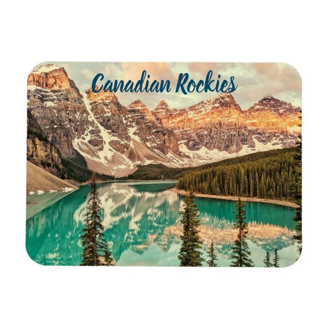 Íman Rockies canadenses estilizados (Horizontal)