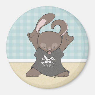 Íman Rockin Out Bunny Magnet
