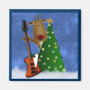 Íman Rockin' Red Nose Reindeer