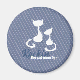 Íman Rockin the Cat Mãe Life