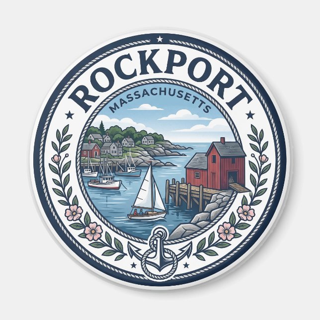 Íman Rockport EUA (Frente)