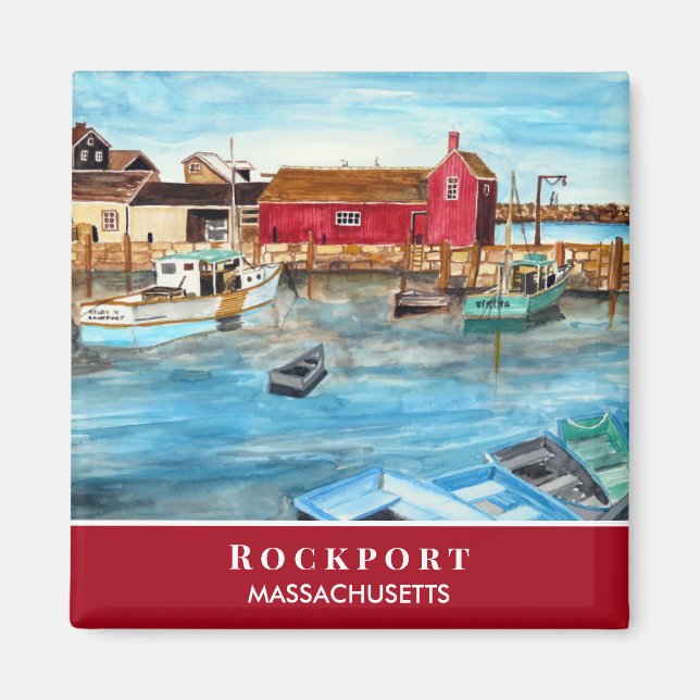 Íman Rockport Harbor Massachusetts New England EUA (Frente)