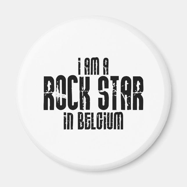 Íman Rockstar Na Bélgica (Frente)