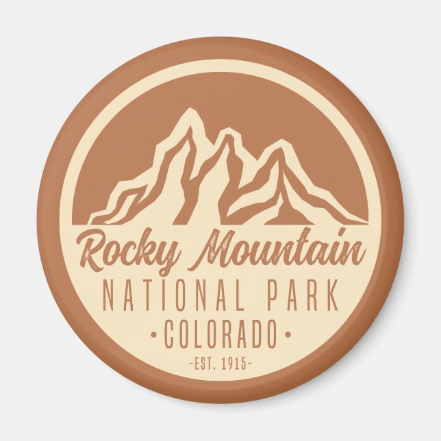 Íman Rocky Mountain National Park Colorado (Frente)