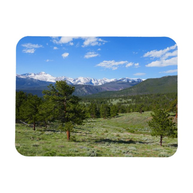 Íman Rocky Mountain View Scenic Landscape (Horizontal)