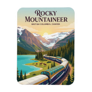 Íman Rocky Mountaineer (Montanhas Rochosas Canadenses) 