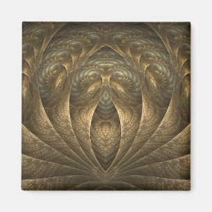 Íman Rococo-Um-ir-Vai o abstrato do ouro