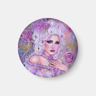 Íman Rococo valentine fantasy art by Renee Lavoie